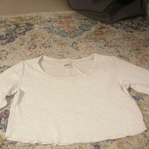 Madewell Cream sweater shirt
